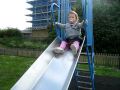 滑り台大好き!I love slides!