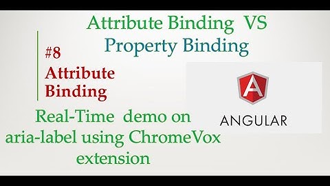 Angular 9 Tutorial - 8 - Attribute Binding | Attribute Binding Vs Property Binding Vs Interpolation