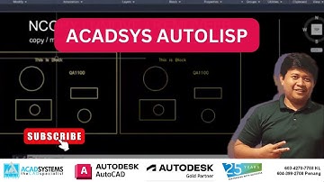 ACADSYS AUTOLISP 2023