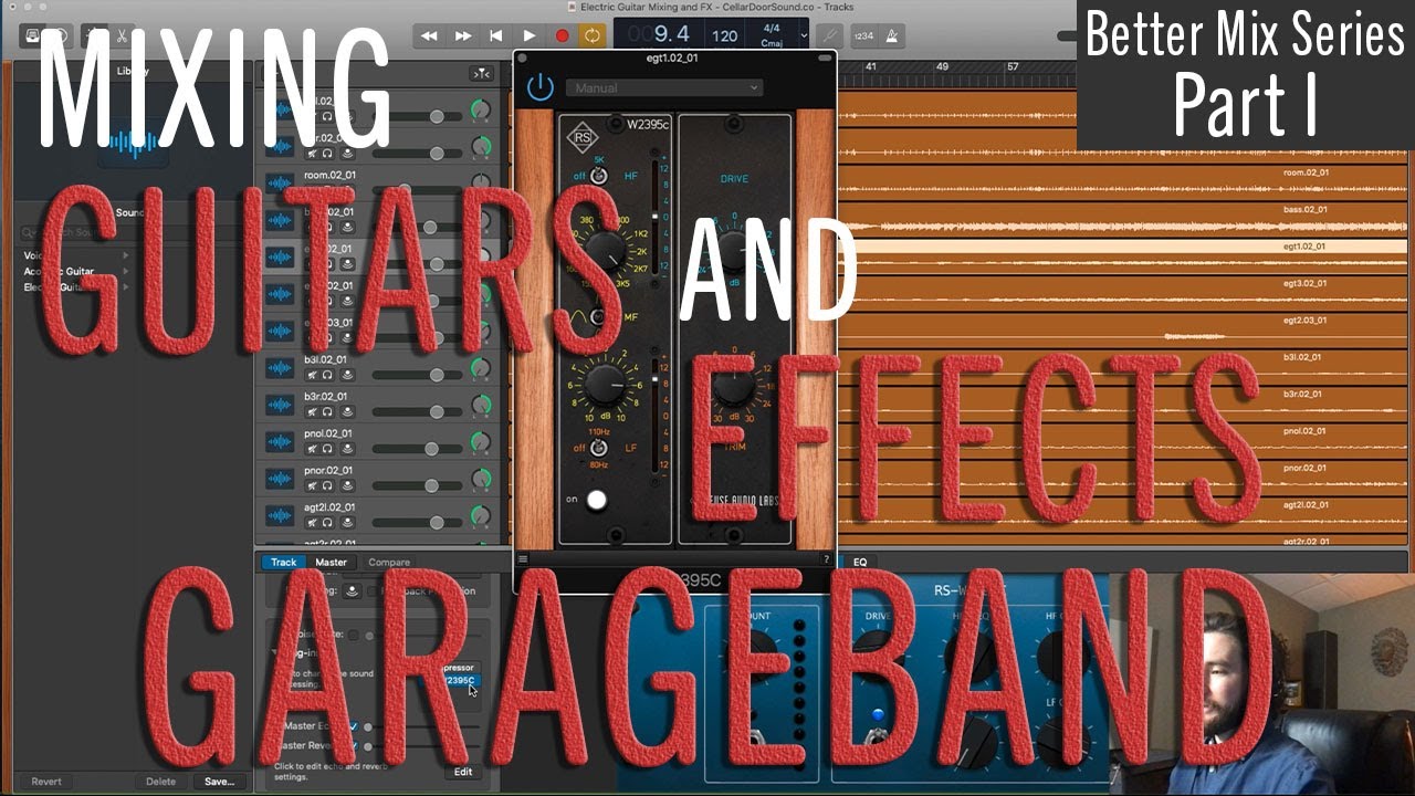 Full Mix in GarageBand Part 1 Guitars and Effects CellarDoorSound