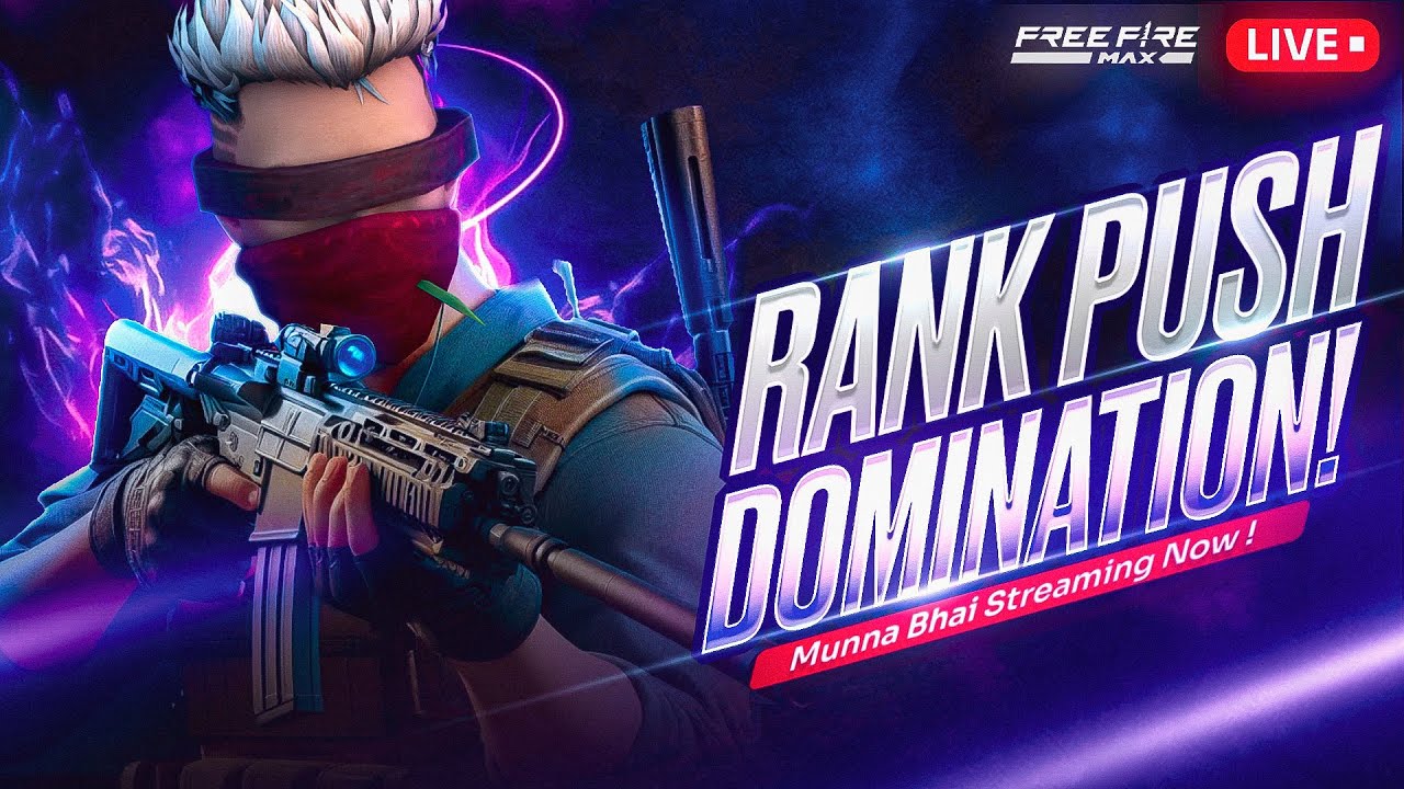 Grandmaster Live Rank Push Free Fire Telugu - Munna Bhai is Live ...