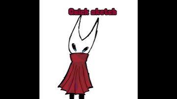 Quick sketch #hornet #hollowknight #hollowknightsilksong #ghost #digitalart #art #procreate
