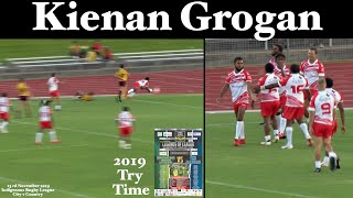 2019 Kienan Grogan Try ~ Indigenous Country Rugby League v City @Barlow Park 23-11-19