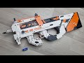 Lego fullauto p90  asiimov blowback rubber band gun  counterstrike global offensive