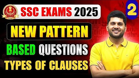 Clauses|New pattern based questions|eduquity based questions|ssc cglEnglish classes for ssc cgl|ssc 