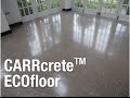 Polished Concrete Floor Birmingham - CARRcrete ECOfloor Vlog