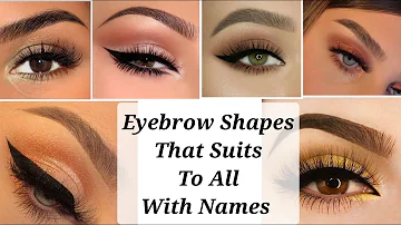 8 versatile eyebrow shapes that suits to all face types with names || Stylin' Net