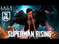 Zack snyders justice league superman rising x flight  epic version man of steel