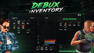 [FIVEM] Debux Inventory | Ox Inventory Remake | Customizable, modern interface!