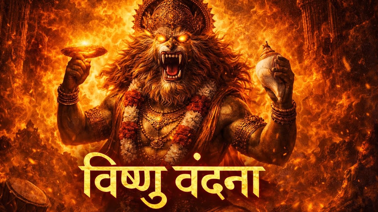  भय दूर करनेवाला Ugra Narasimha Vishnu Vandana 🔥 | Powerful Divine Chant | Goosebumps Bhakti