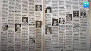 When death is only news: 15 pages of obituaries!