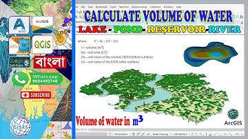 Calculating the Volume of a Raster using 3D Analyst of ArcGIS (ArcMap + ArcScene)