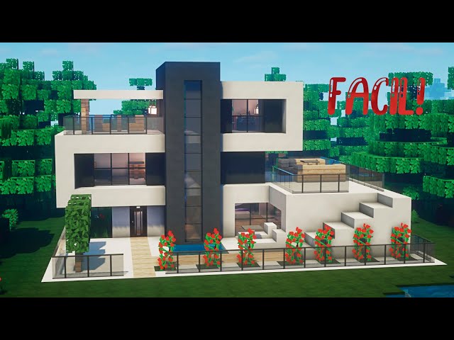 Cómo hacer una casa moderna en Minecraft