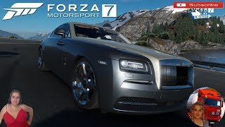 Forza Motorsport 7 Luxury Car Rolls-Royce Dawn Test Race Gameplay ITA