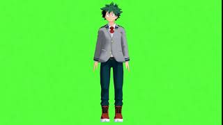 Midoriya Dabbing Green Screen