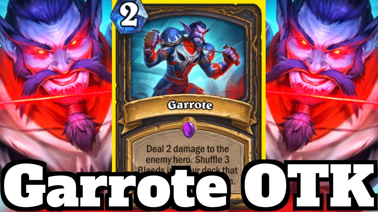 EZ Turn 6 LETHAL! Garrote OTK Combo! | Hearthstone