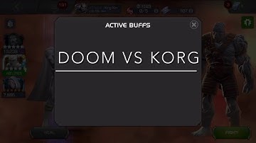 Doom sucks against Mix Master Korg