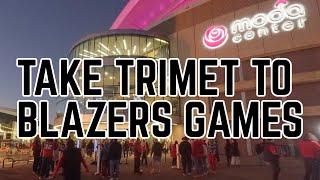 Ride TriMet to Moda Center for every Blazers game 🏀