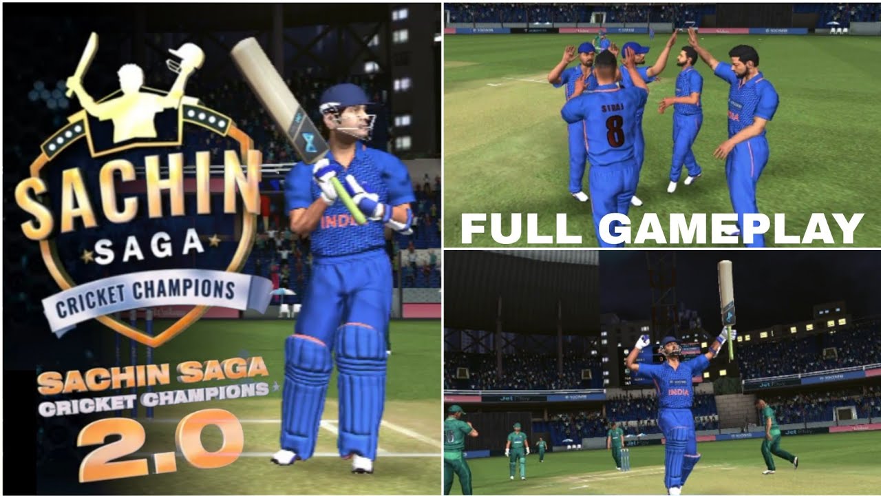 Sachin Saga Pro Cricket 2.0 Full Gameplay New Cricket Game