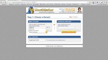 How to buy a hosting plan and domain with HostGator. 2013 - Tutorial 1 - Website With WordPress