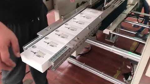 High speed carton box sealing machine