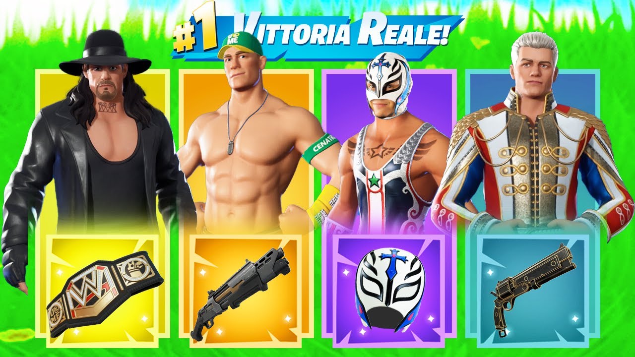 Gioco la NUOVA Random Skin della WWE Challenge! Fortnite ITA!