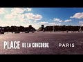 Place de la concorde Paris, Walking Tour 4k France