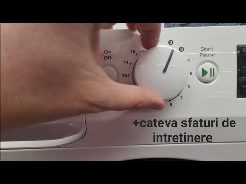 Video: Cum se utilizează mașina de spălat Indesit: instrucțiuni