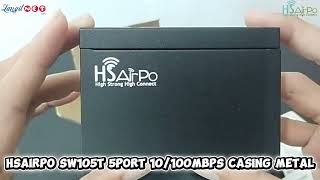 HSAIRPO SW105T 5port 10/100Mbps CASING METAL