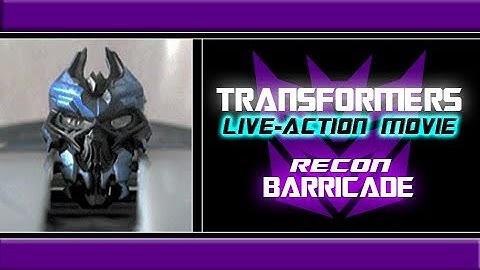 Transformers - "Movie [2007]" Recon Barricade Review