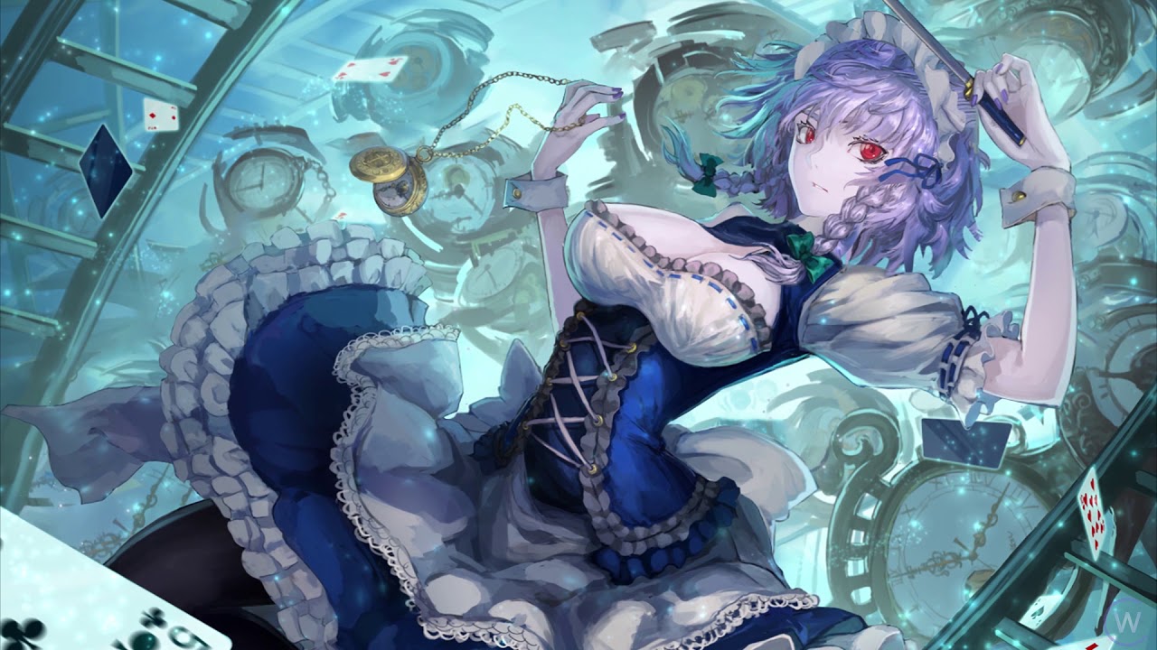 Izayoi Sakuya 十六夜 咲夜 Touhou Live Animated Wallpaper Engine Youtube