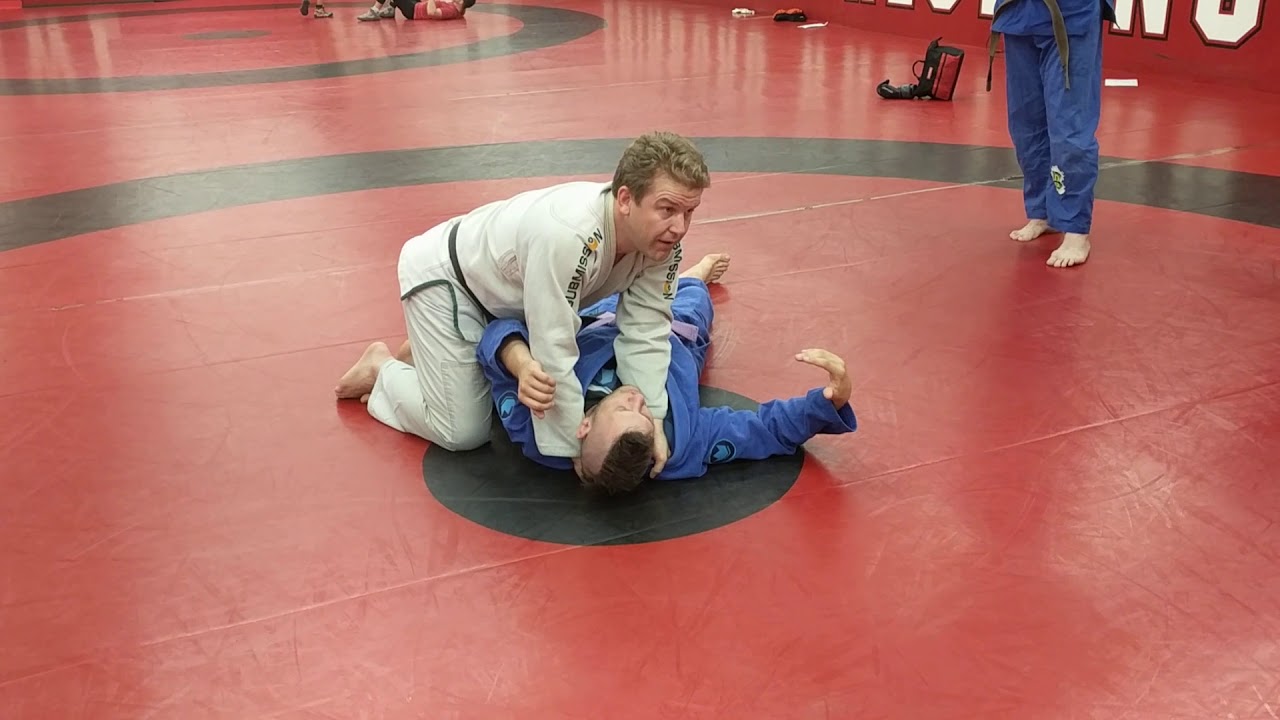 Korey baseball bat choke from side control YouTube