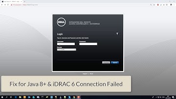 Dell idrac Connection Failed (Virtual Console) FIX