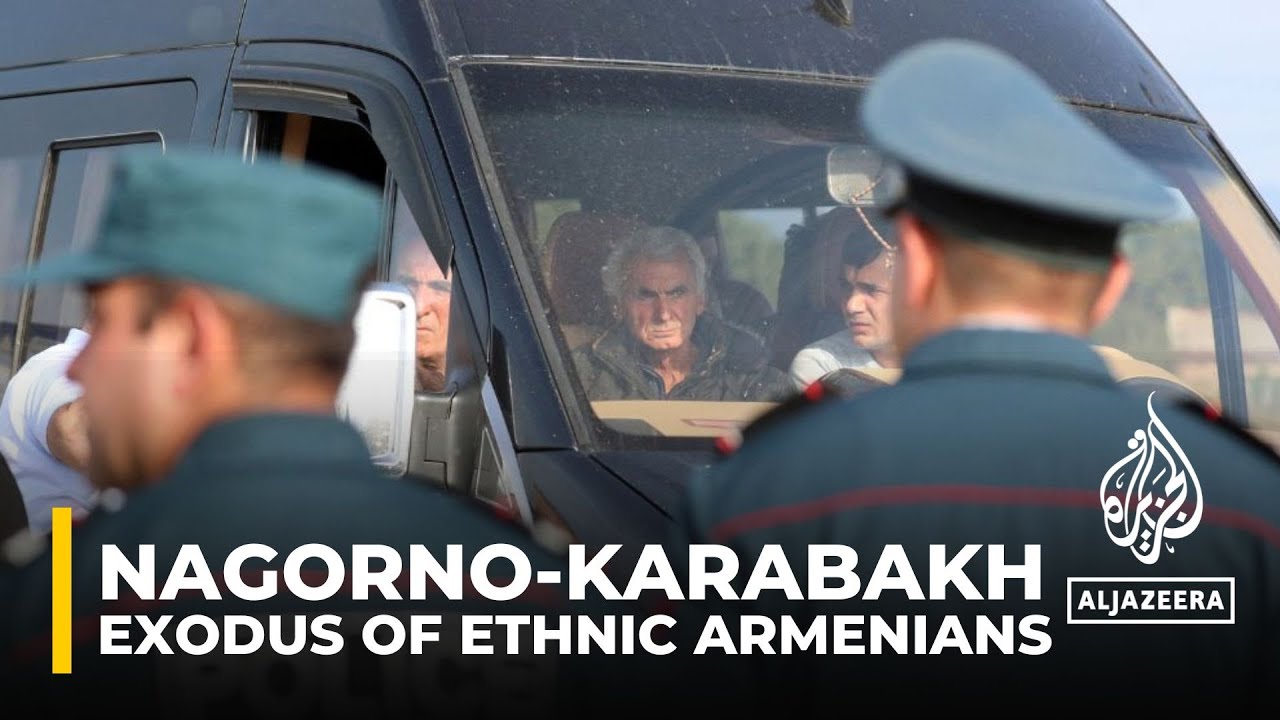 ⁣Ethnic Armenians expected to flee Nagorno-Karabakh after Azeri victory
