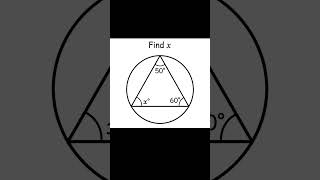 Can you find x? 🤔#mathpuzzle #geometry #findx #brainteaser #mathchallenge #logicpuzzle