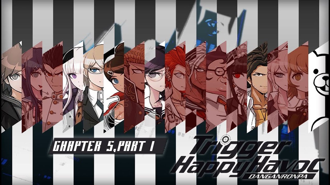 Danganronpa Chapter 5 Part 1 Red Blood On Floor Five Youtube
