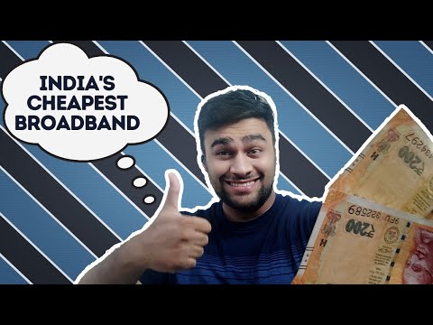 India's Cheapest Broadband Wifi