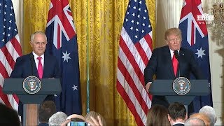 President Trump Holds a Joint Press Conference with Prime Minister Turnbull