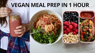 Thanks for watching this vegan meal prep in 1 hour! i hope you find
video helpful and it gives ideas future prepping! recipes below,...