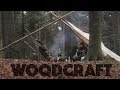 Woodcraft Overnighter - Bushcraft Chair - Spoon Carving - Adjustable Pothanger - No Talk Woodcraft Overnighter - Bushcraft Chair - Spoon Carving - Adjustable Pothanger - No Talk
