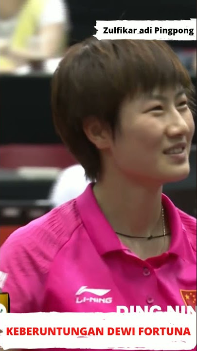 Lucky ball table tennis Ding ning Japan Open, tenis meja wanita