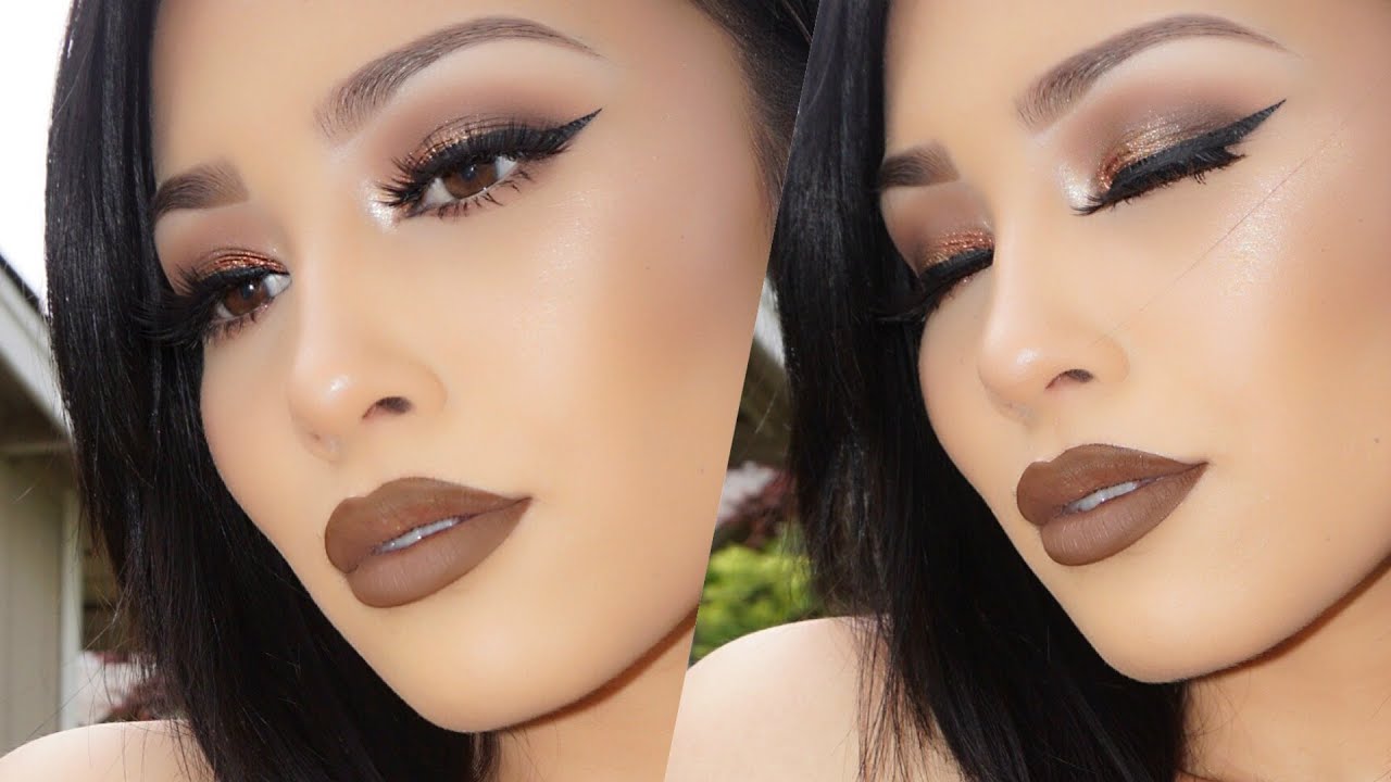 WARM EYES & BROWN LIPS | MORPHE 35O PALETTE