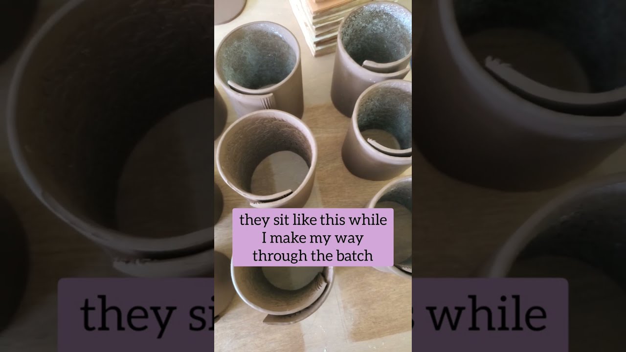 How To Get Round Mugs When Slab Building Hand Pottery