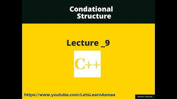 المحاضره 9 |دوره تعلم c++  |  الجمل الشرطيه(if statement) فى لغه السى بلس بلس|