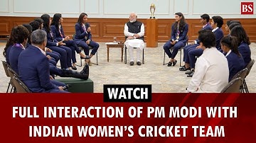 Bekijk: Volledige interactie tussen premier Modi en het Indiase vrouwencricketteam | ICC Women