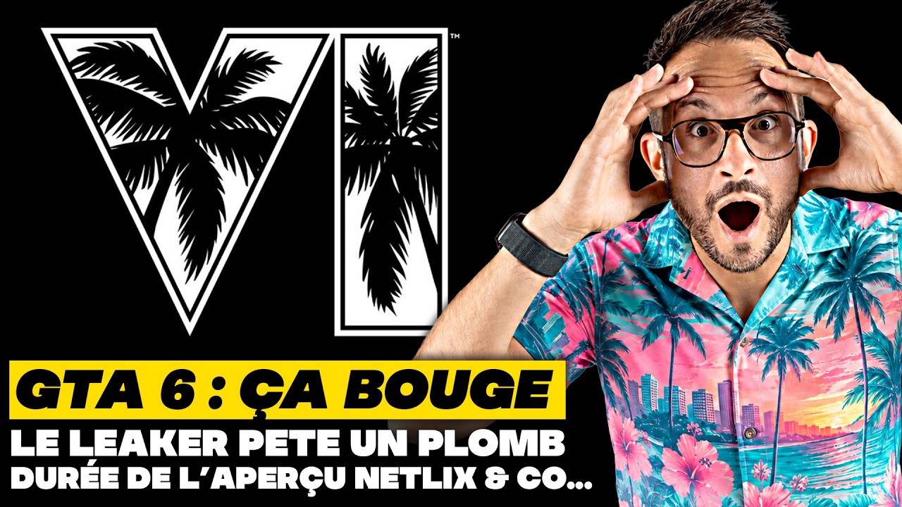 GTA 6 ÇA BOUGE 😯 Le Leaker s'emballe, durée de l'Extended Look Netflix, tension chez Rockstar Games