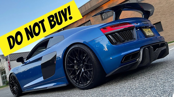 This is why the Audi R8 V10 Plus is a TERRIBLE car (edit: sarcastic video!)