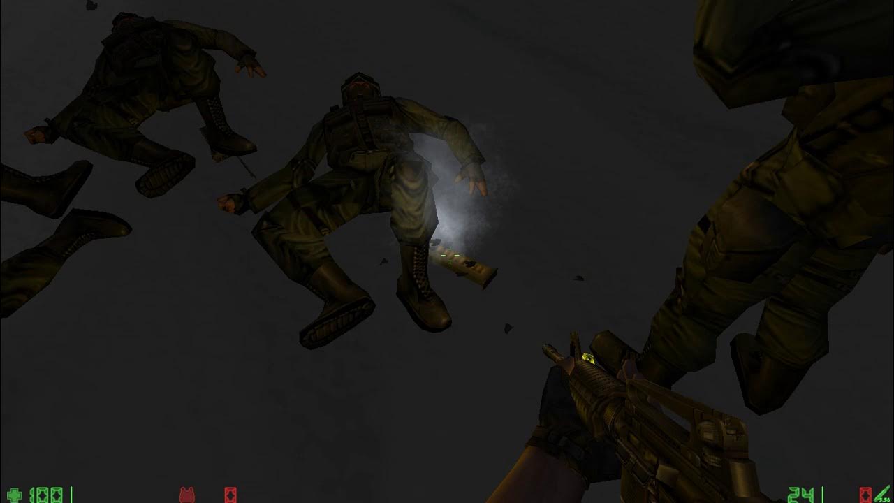 in counter strike : condition zero , deleted scenes an npc is