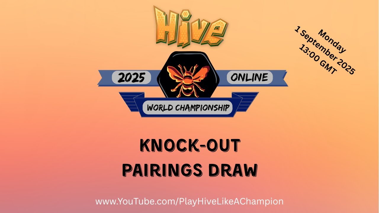 Жеребьевка пар на чемпионат мира Hive Online 2025 года — раунды на выбывание