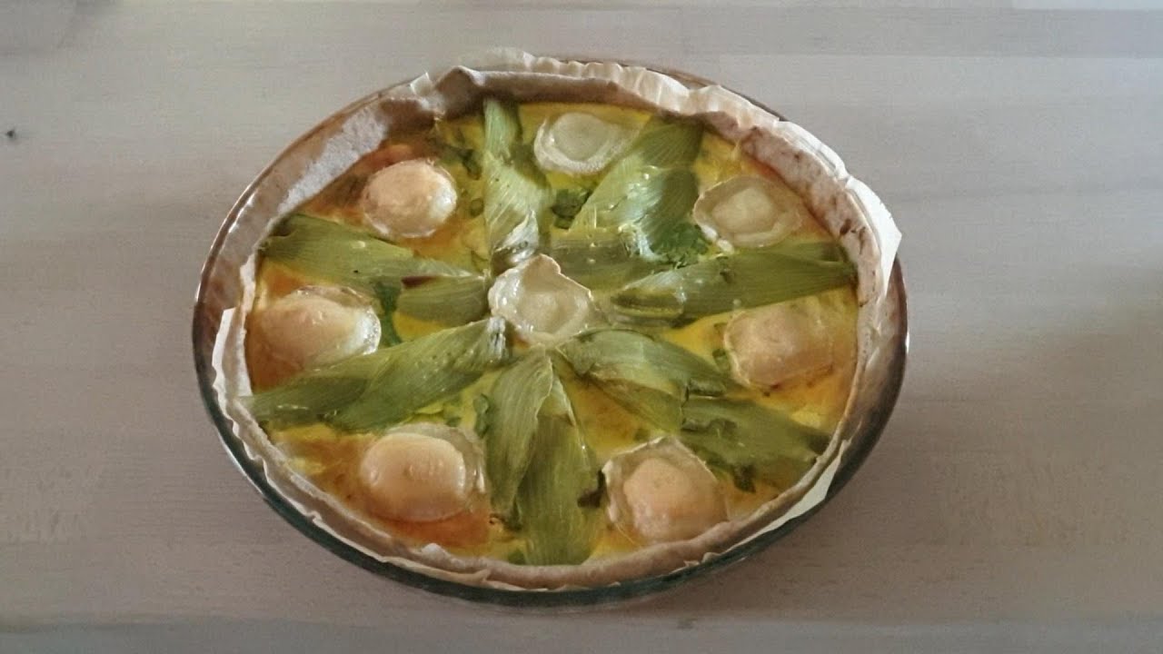 Tarte fenouil, chèvre et miel